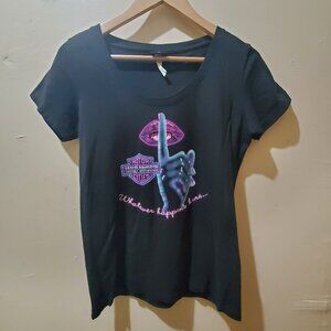 Women's Harley Davidson Las Vegas Neon T-Shirt